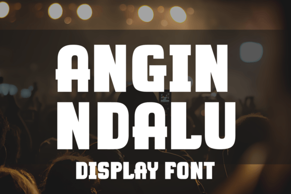 Angin Ndalu: A Bold Display Font for Modern Web Headers
