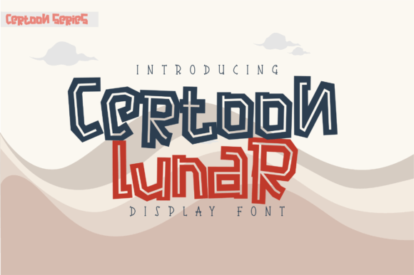 Certoon Lunar: A Playful Display Font for Makers