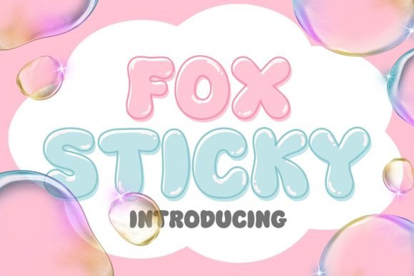 Fox Sticky Font for Creative Projects