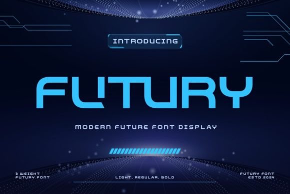Futury Font: Modern Display Type