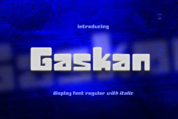 Gaskan Font for Bold Web Design