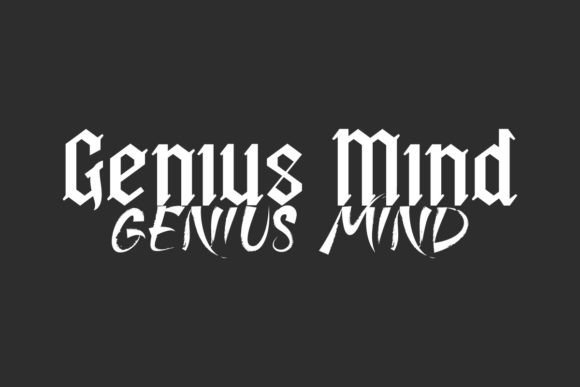 Genius Mind Font: A Bold Typeface for Branding