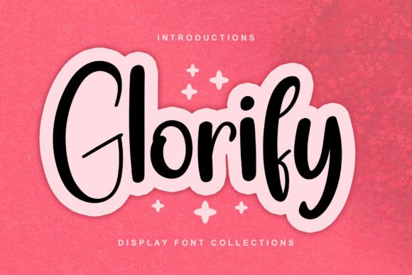 Glorify Font for Festive Design