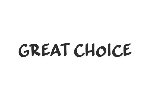 Great Choice Font for Authentic Small Business Branding