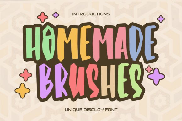 Homemade Brushes Font for Business