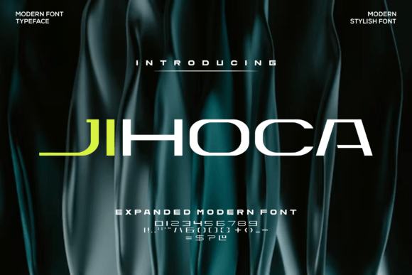 Jihoca Font – Bold Display Type