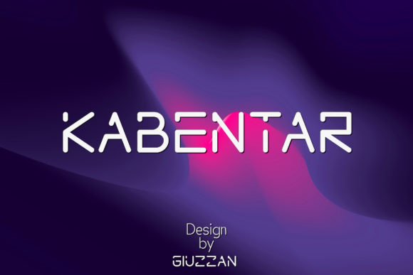 Kabentar: A Modern Display Font for Editorial Design