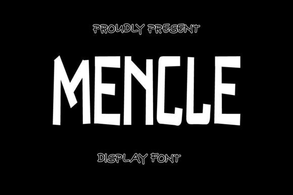 Mencle: A Quirky Display Font for Joyful Branding