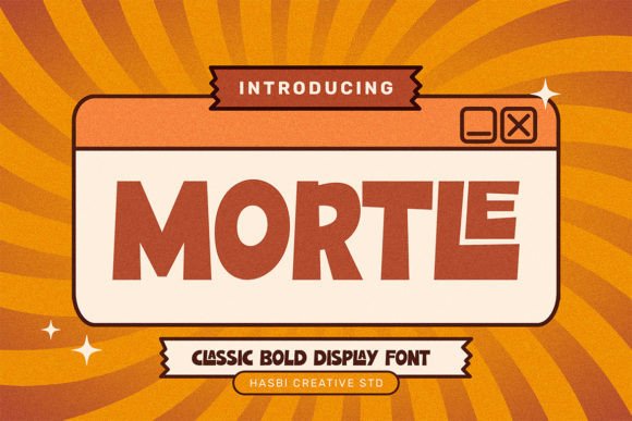 Mortle: The Playful Display Font for Joyful Branding