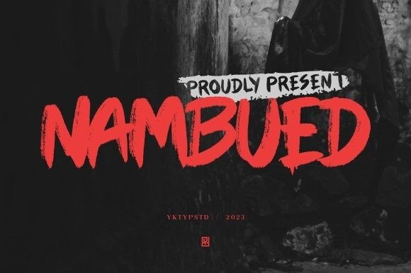 Nambued: A Bold Handwritten Font