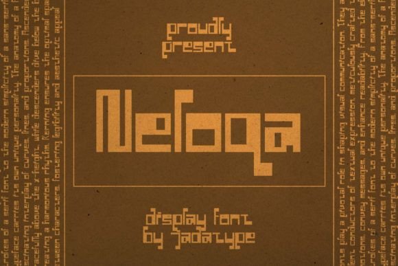 Neloqa: A Vintage Display Font for Small Business Branding