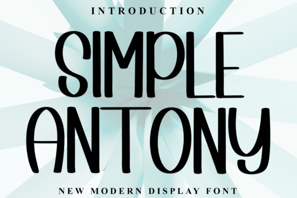 Simple Antony Font