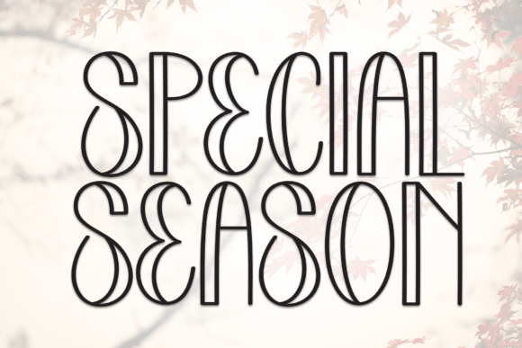 Special Season Font for Creative Projects