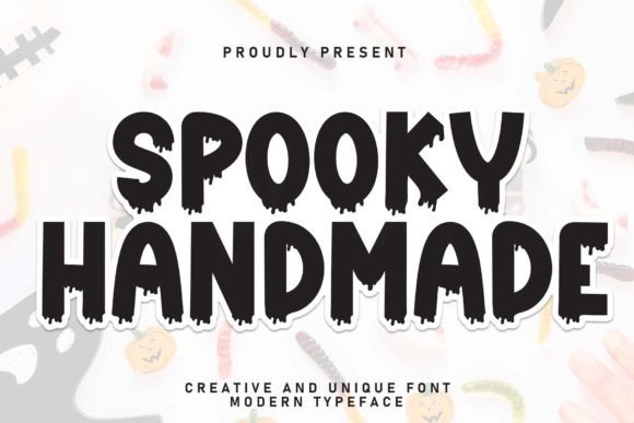 Spooky Handmade: A Fun Display Font