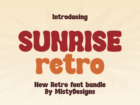 Sunrise Retro: A Joyful Display Font for Makers