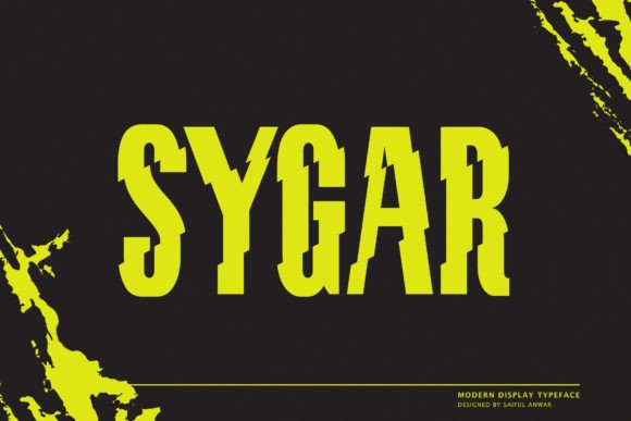 Sygar Font: Modern Display Type