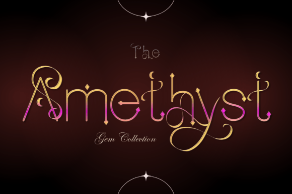 The Amethyst Font: A Stylish Display Choice
