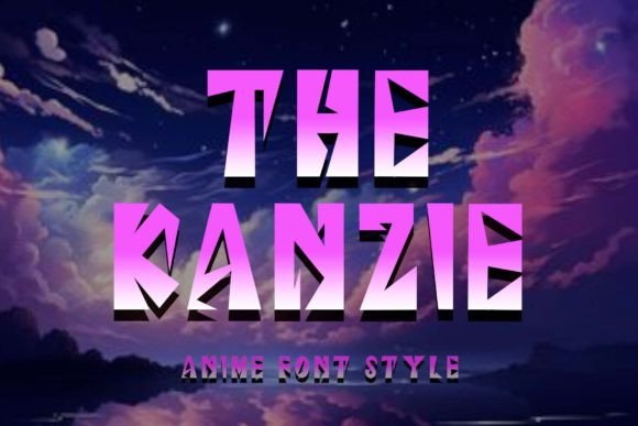 The Kanzie: A Premium Display Font