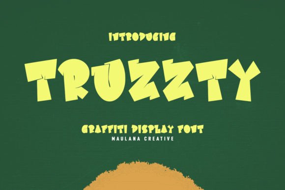 Truzzty Font for Bold Editorial Design
